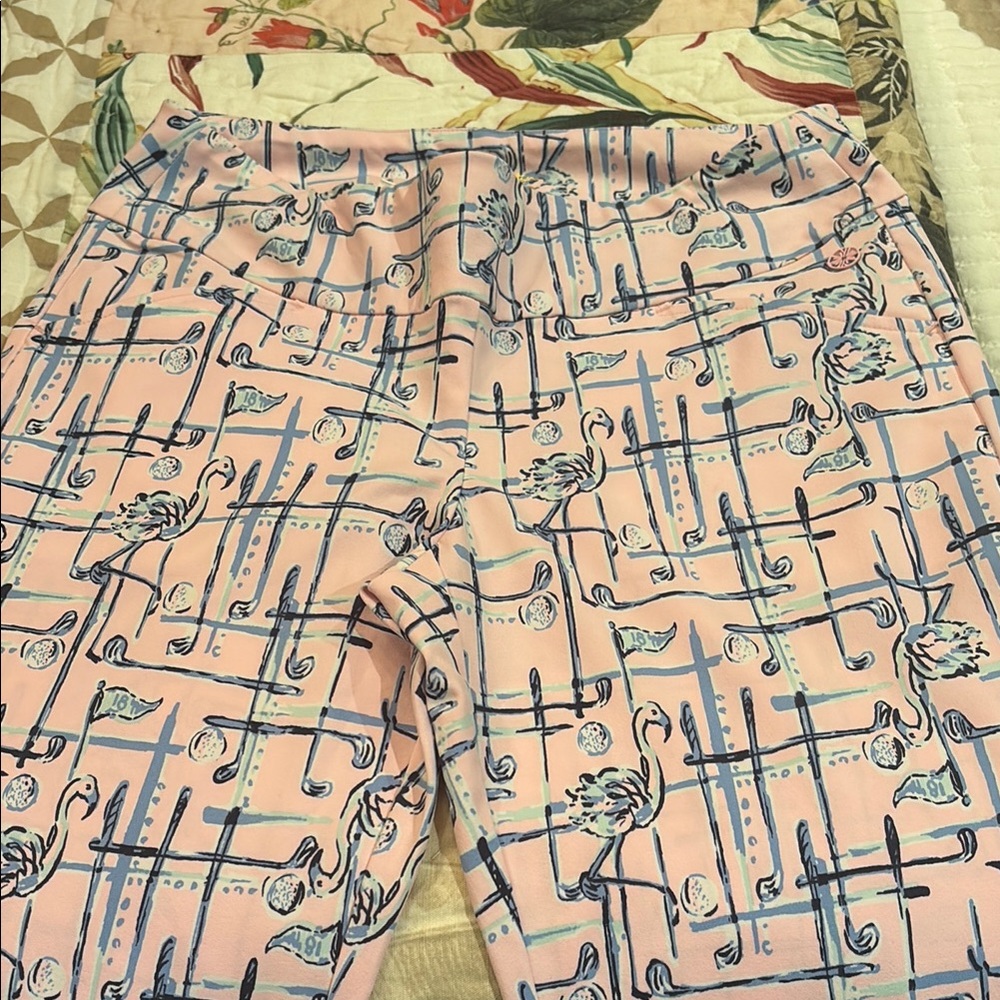 Lilly Pulitzer Luxletic Pink and Blue Top